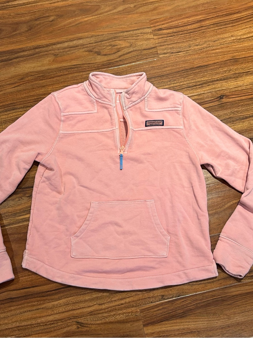 Vineyard vines pink quarter zip girls sweatshirt size XL 16